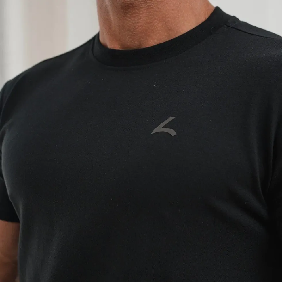 Reeva Premium Active Tee - Sport T-shirt - Zwart