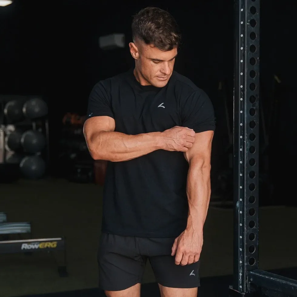 Reeva Premium Active Tee - Sport T-shirt - Zwart