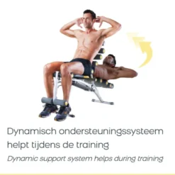 Rock Gym 6-in-1 Trainingsbank - Buikspierbank
