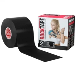 RockTape Classic Kinesiotape - Sporttape - 5 cm x 5 m - Zwart