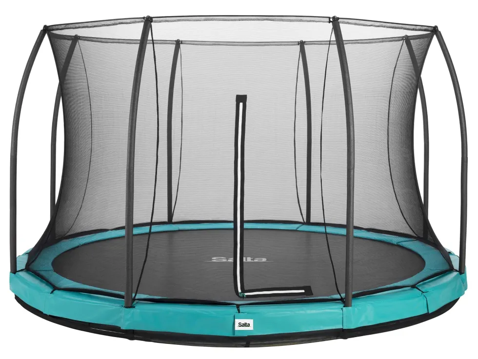 Salta Comfort Edition Ground Trampoline met Veiligheidsnet - 427 cm - Groen