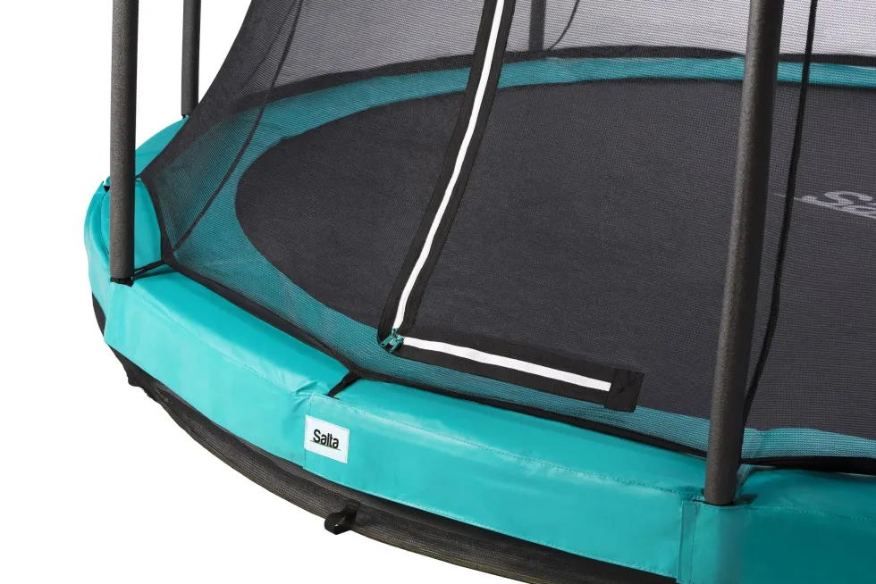Salta Comfort Edition Ground Trampoline met Veiligheidsnet - 427 cm - Groen