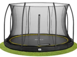 Salta Comfort Edition Ground Trampoline met Veiligheidsnet - 427 cm - Zwart