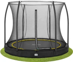 Salta Comfort Edition Ground Trampoline met Veiligheidsnet - 251 cm - Zwart