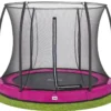 Salta Comfort Edition Ground Trampoline met Veiligheidsnet - 251 cm - Roze
