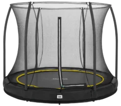 Salta Comfort Edition Ground Trampoline met Veiligheidsnet - 183 cm - Zwart