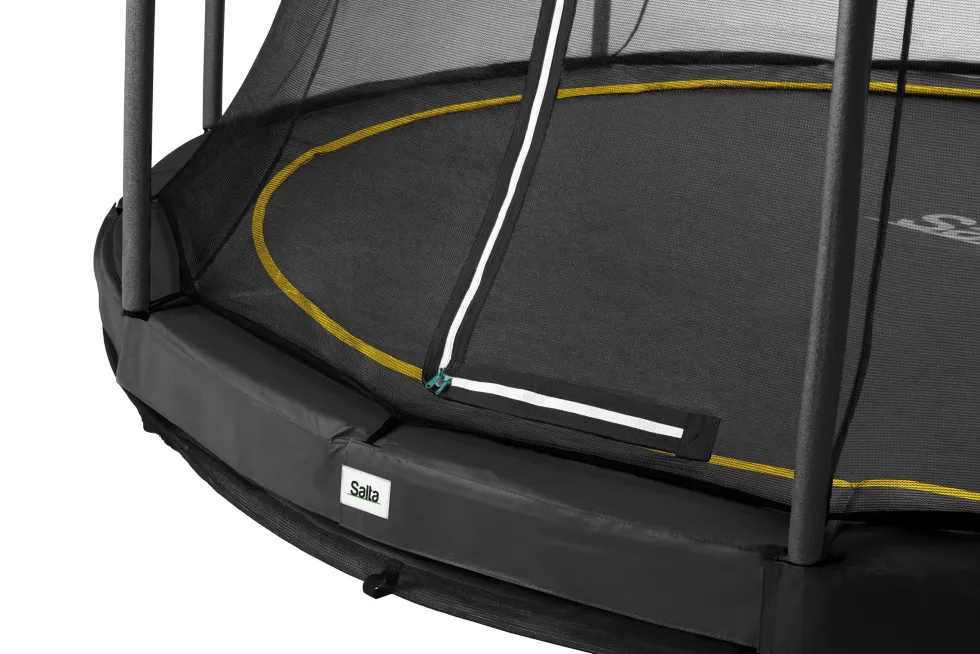 Salta Comfort Edition Ground Trampoline met Veiligheidsnet - 183 cm - Zwart