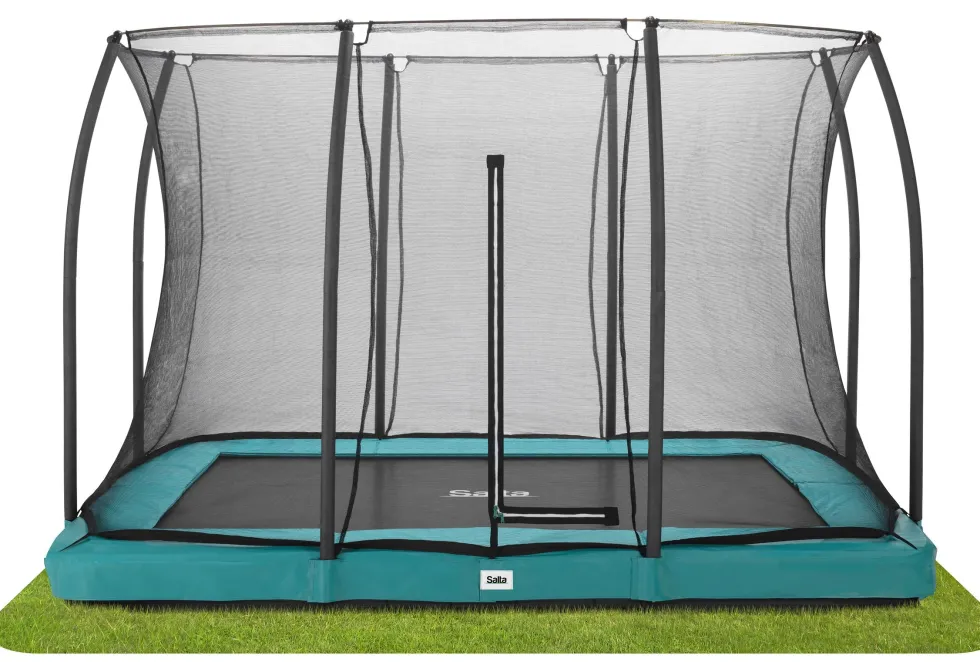Salta Comfort Edition Ground Trampoline met Veiligheidsnet - 305 x 214 cm - Groen