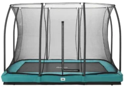 Salta Comfort Edition Ground Trampoline met Veiligheidsnet - 305 x 214 cm - Groen