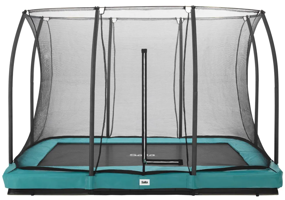 Salta Comfort Edition Ground Trampoline met Veiligheidsnet - 305 x 214 cm - Groen