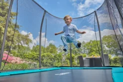 Salta Comfort Edition Ground Trampoline met Veiligheidsnet - 305 x 214 cm - Groen