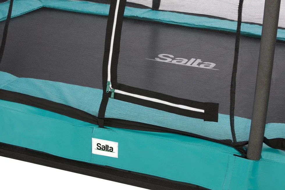 Salta Comfort Edition Ground Trampoline met Veiligheidsnet - 244 x 366 cm - Groen