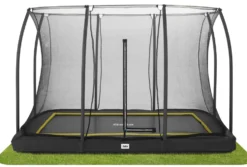 Salta Comfort Edition Ground Trampoline met Veiligheidsnet - 305 x 214 cm - Zwart