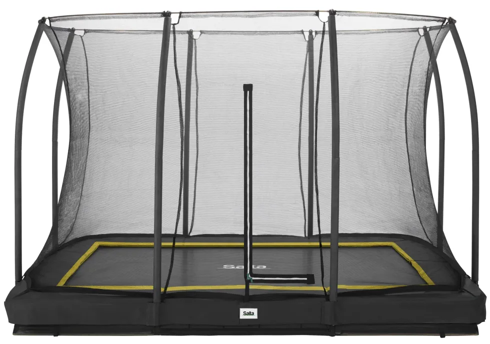 Salta Comfort Edition Ground Trampoline met Veiligheidsnet - 305 x 214 cm - Zwart