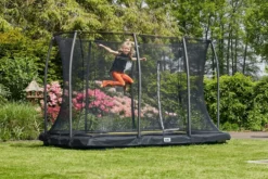 Salta Comfort Edition Ground Trampoline met Veiligheidsnet - 305 x 214 cm - Zwart