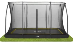 Salta Comfort Edition Ground Trampoline met Veiligheidsnet - 366 x 244 cm - Zwart