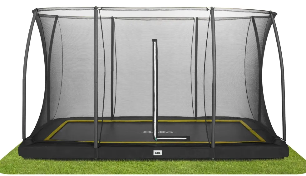Salta Comfort Edition Ground Trampoline met Veiligheidsnet - 366 x 244 cm - Zwart