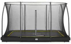 Salta Comfort Edition Ground Trampoline met Veiligheidsnet - 366 x 244 cm - Zwart