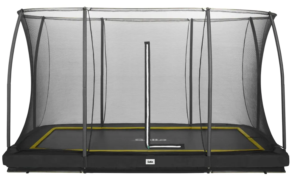 Salta Comfort Edition Ground Trampoline met Veiligheidsnet - 366 x 244 cm - Zwart