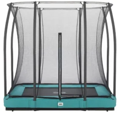 Salta Comfort Edition Ground Trampoline met Veiligheidsnet - 153 x 214 cm - Groen