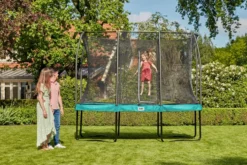 Salta Comfort Edition Trampoline met Veiligheidsnet - 153 x 214 cm - Groen