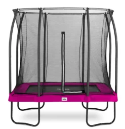 Salta Comfort Edition Trampoline met Veiligheidsnet - 153 x 214 cm - Roze