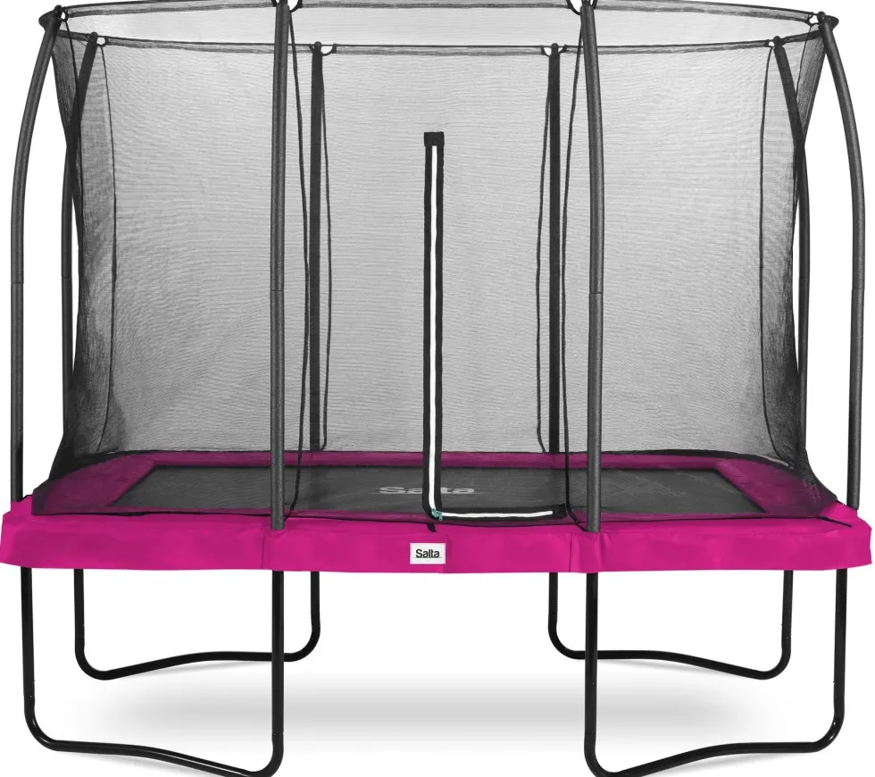 Salta Comfort Edition Trampoline met Veiligheidsnet - 214 x 305 cm - Roze