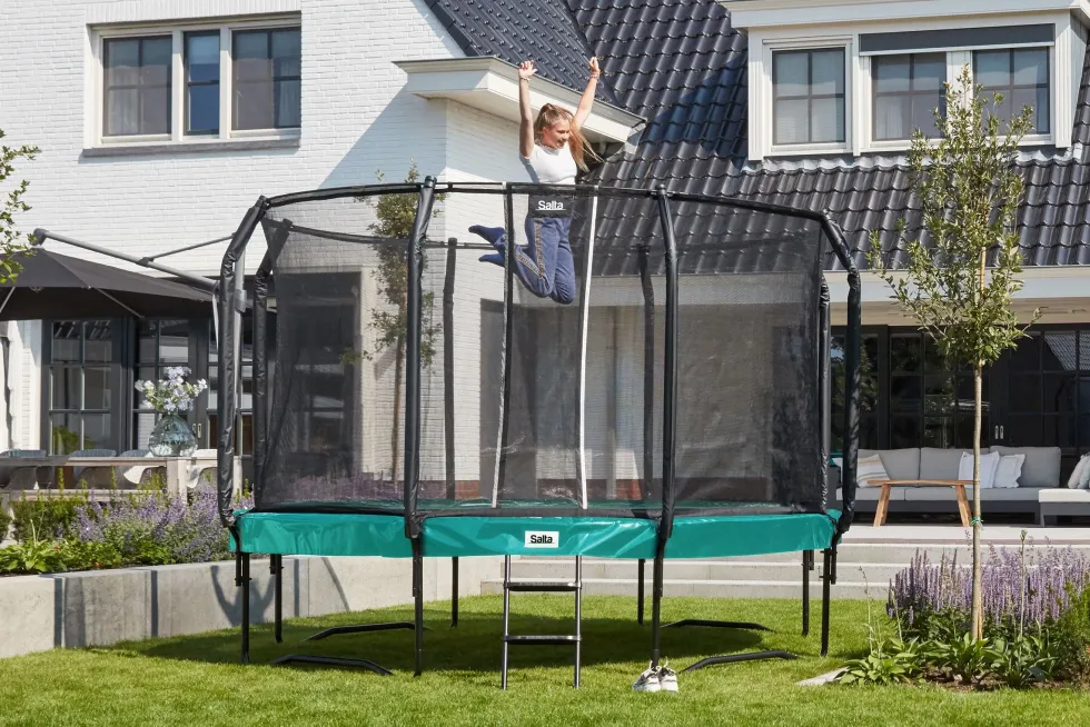 Salta First Class Trampoline met Veiligheidsnet - 305 cm - Groen
