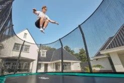 Salta First Class Trampoline met Veiligheidsnet - 366 x 214 cm - Groen