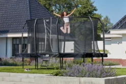 Salta First Class Trampoline met Veiligheidsnet - 366 x 214 cm - Zwart