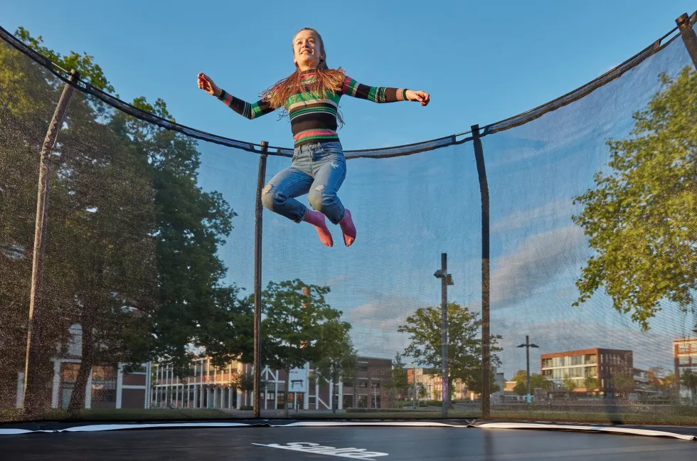 Salta Premium Edition Trampoline met Veiligheidsnet - Zwart - 251 cm
