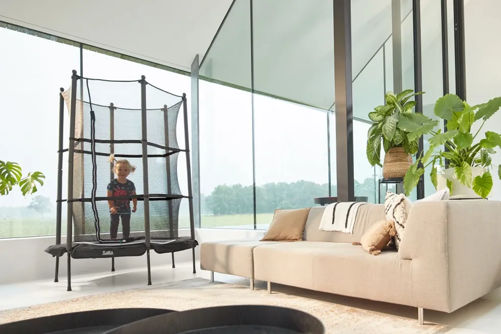 Salta Premium Edition Trampoline met Veiligheidsnet - Zwart - 183 cm