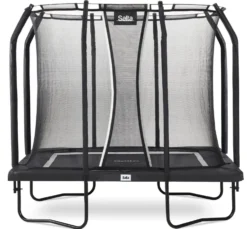 Salta Premium Edition Trampoline met Veiligheidsnet - Zwart - 214 x 153 cm