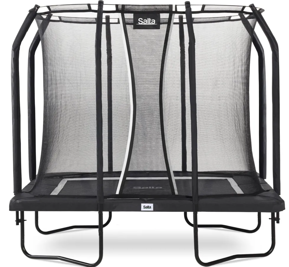 Salta Premium Edition Trampoline met Veiligheidsnet - Zwart - 214 x 153 cm