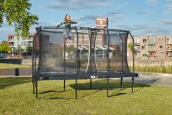Salta Premium Edition Trampoline met Veiligheidsnet - Zwart - 214 x 305 cm
