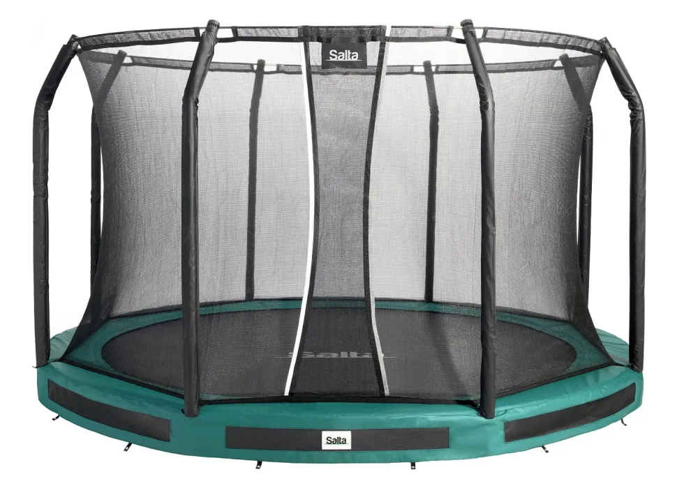 Salta Premium Ground Trampoline met Veiligheidsnet - 427 cm - Groen