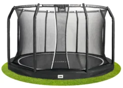 Salta Premium Ground Trampoline met Veiligheidsnet - 251 cm - Zwart