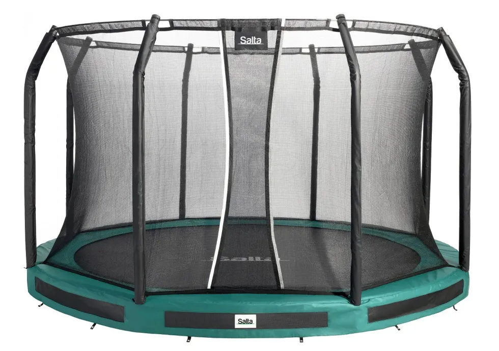 Salta Premium Ground Trampoline met Veiligheidsnet - 366 cm - Groen