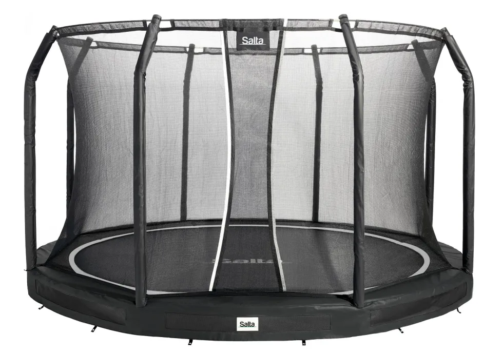 Salta Premium Ground Trampoline met Veiligheidsnet - 366 cm - Zwart