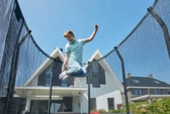 Salta Premium Ground Trampoline met Veiligheidsnet - 305 x 214 cm - Groen