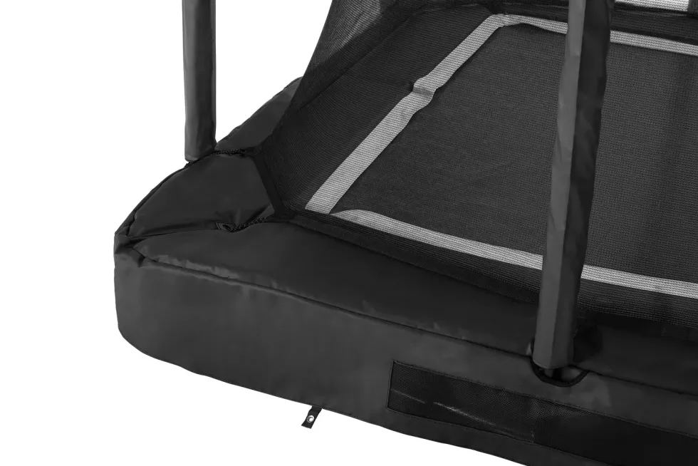 Salta Premium Ground Trampoline met Veiligheidsnet - 214 x 153 cm - Zwart