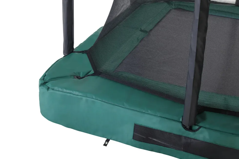 Salta Premium Ground Trampoline met Veiligheidsnet - 214 x 153 cm - Groen