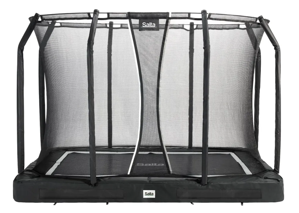 Salta Premium Ground Trampoline met Veiligheidsnet - 305 x 214 cm - Zwart