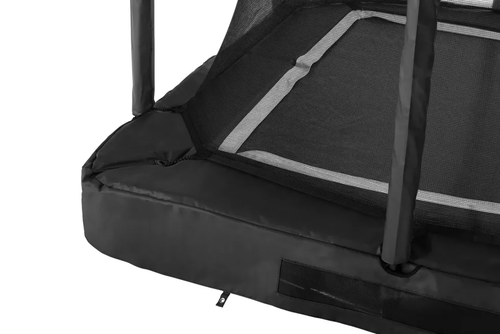 Salta Premium Ground Trampoline met Veiligheidsnet - 305 x 214 cm - Zwart