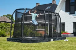Salta Premium Ground Trampoline met Veiligheidsnet - 305 x 214 cm - Zwart