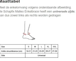 Schaper Malleo Enkelbrace