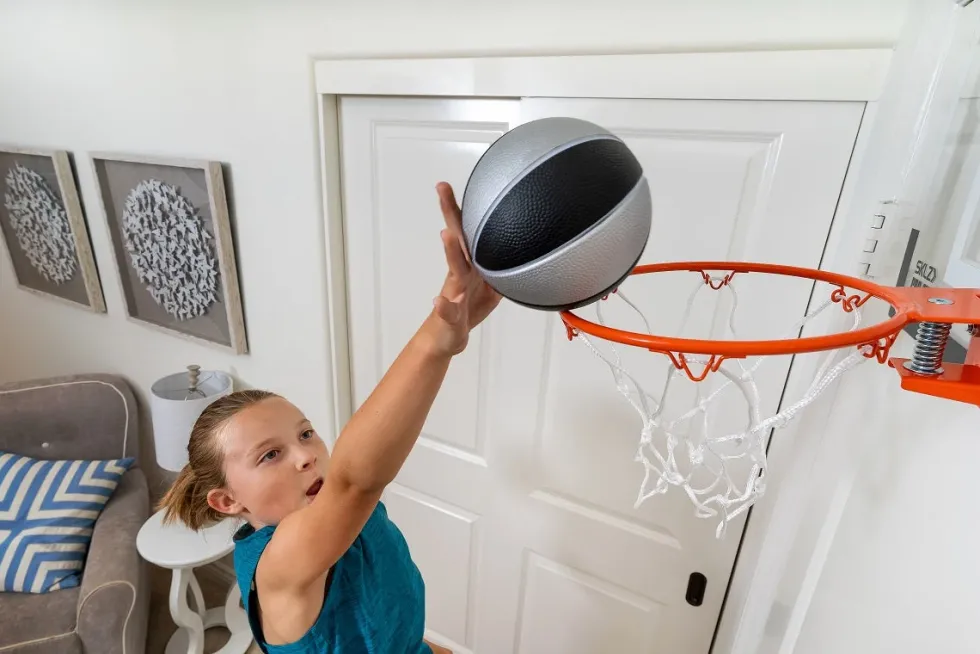 SKLZ Pro Mini Hoop Swish Foam Ball - Zwart / Zilver