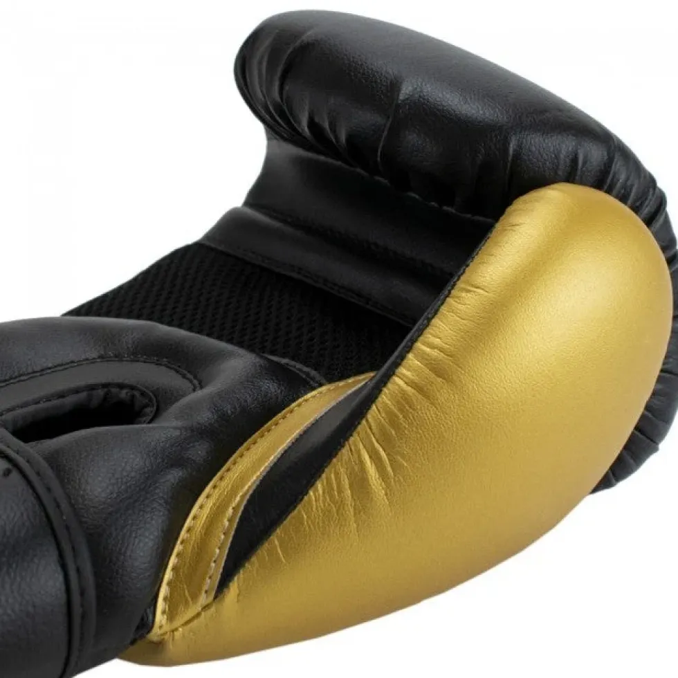 Super Pro Combat Gear Ace (Kick)Bokshandschoenen - Zwart/Goud