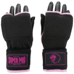 Super Pro Combat Gear Foam Binnenhandschoenen - Zwart/Roze
