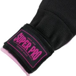 Super Pro Combat Gear Foam Binnenhandschoenen - Zwart/Roze